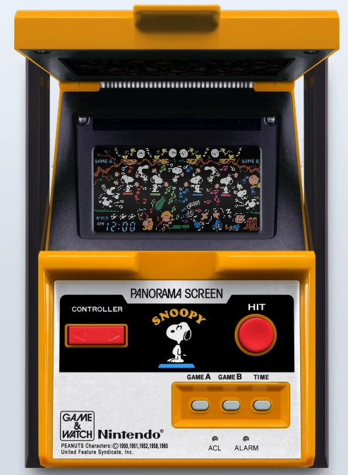 ゲームウォッチ スヌーピー SNOOPY 任天堂 パノラマスクリーン