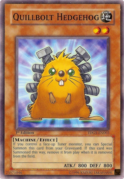 Card Gallery:Quillbolt Hedgehog | Yu-Gi-Oh! Wiki | Fandom
