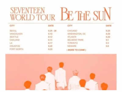 SEVENTEEN announce world tour 'Be The Sun' | K-pop Movie News