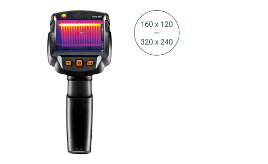 testo 865 赤外線サーモグラフィ (可視画像なし)