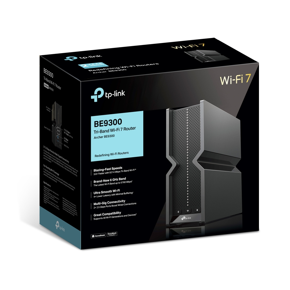 Archer BE9300 | BE9300 Tri-Band Wi-Fi 7 Router | TP-Link