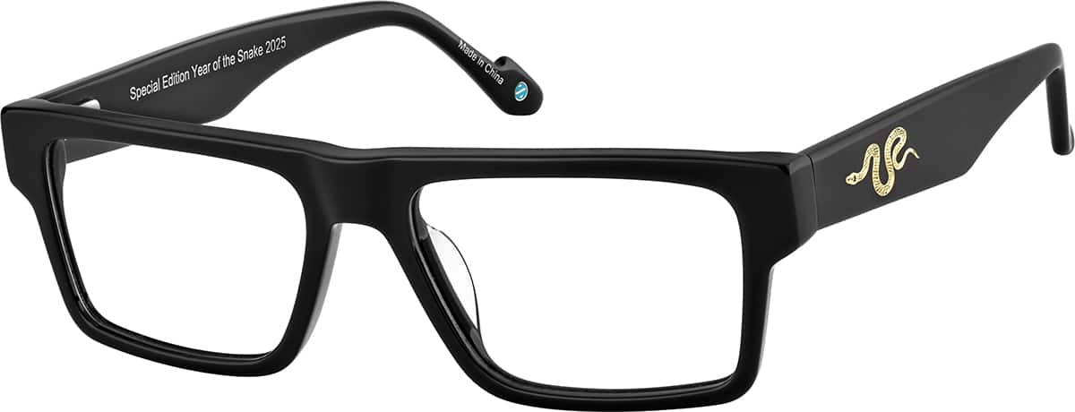Black Wise Whisper Glasses #4478521 | Zenni Optical