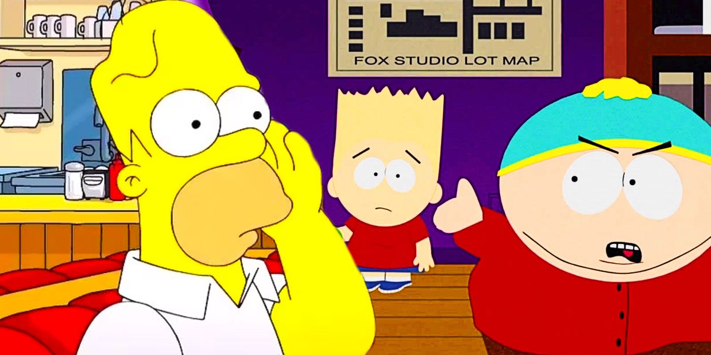 The Simpsons Mocks Family Guy, Rick & Morty AND South Park In 1