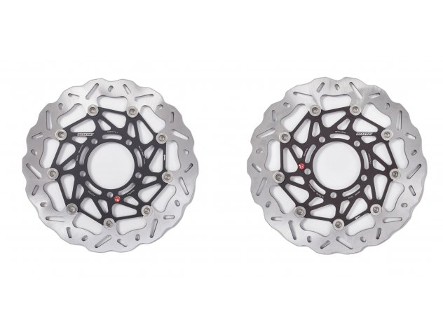 WK070L WK070R COPPIA DISCHI ANTERIORI BRAKING KAWASAKI ZX6R NINJA