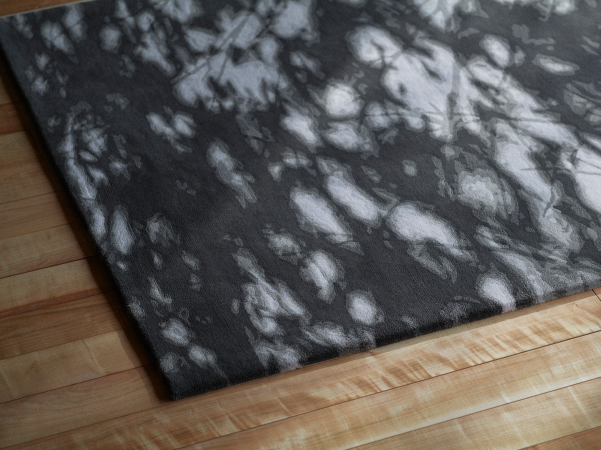 美品 山形緞通 ken okuyama NAMI Dark Blue 16.5万 美品 山形緞通 ken