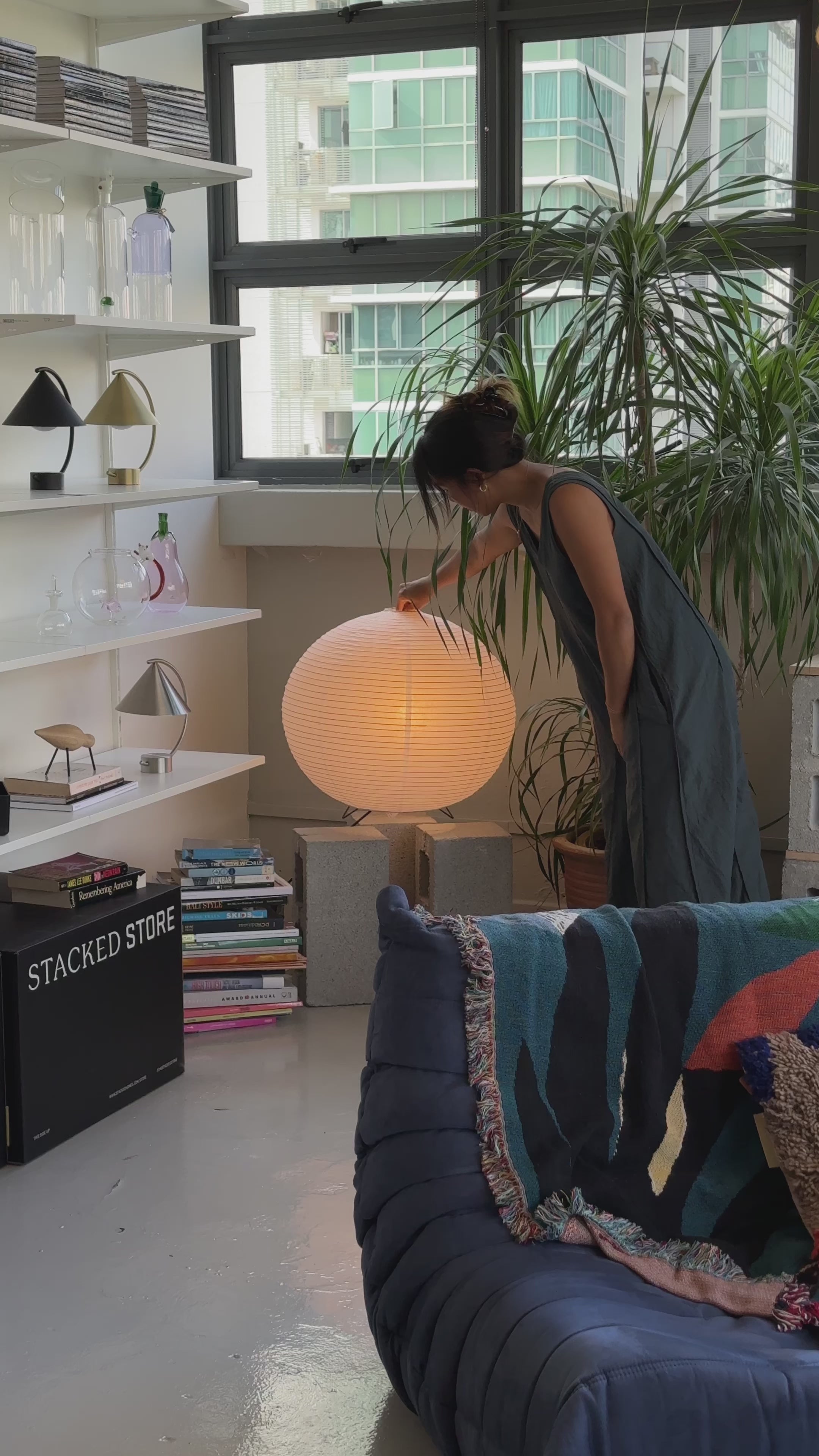 HAY Paper Shade 50cm Dia. With Pendant Cord Set - Stacked Store