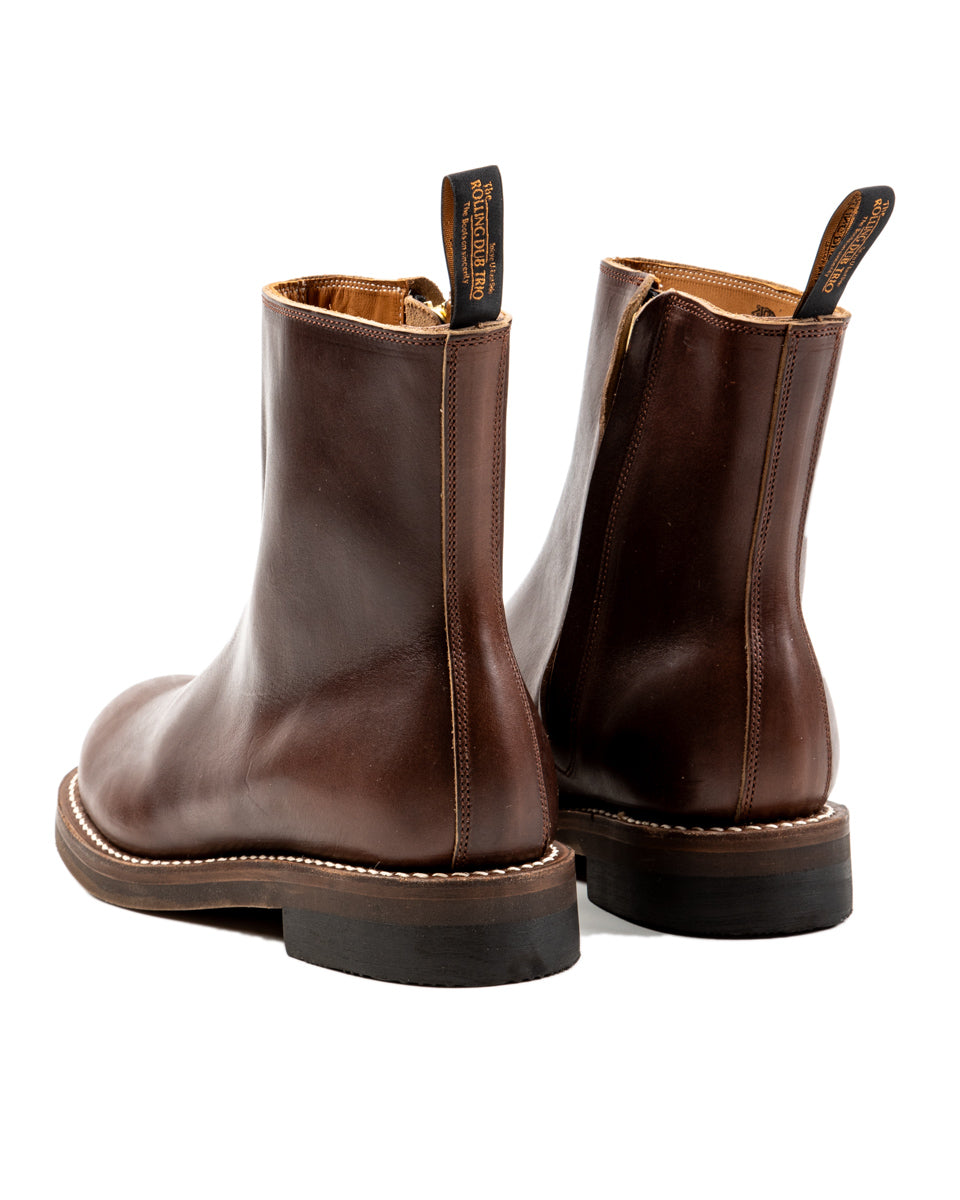 Casper Side Zip Boot - Brown CXL – Standard & Strange