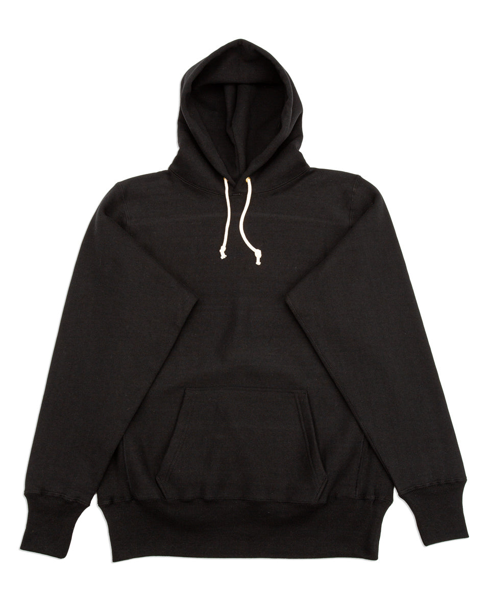 Warehouse Lot 484 Reverse Weave Loopwheel Pullover Hoodie - Black