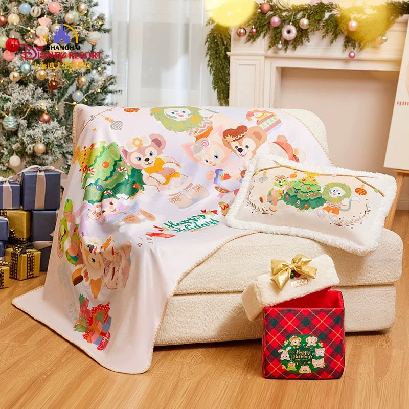 クリスマス ダッフィーフレンズ ブランケット＆収納ボックス付き❘上海