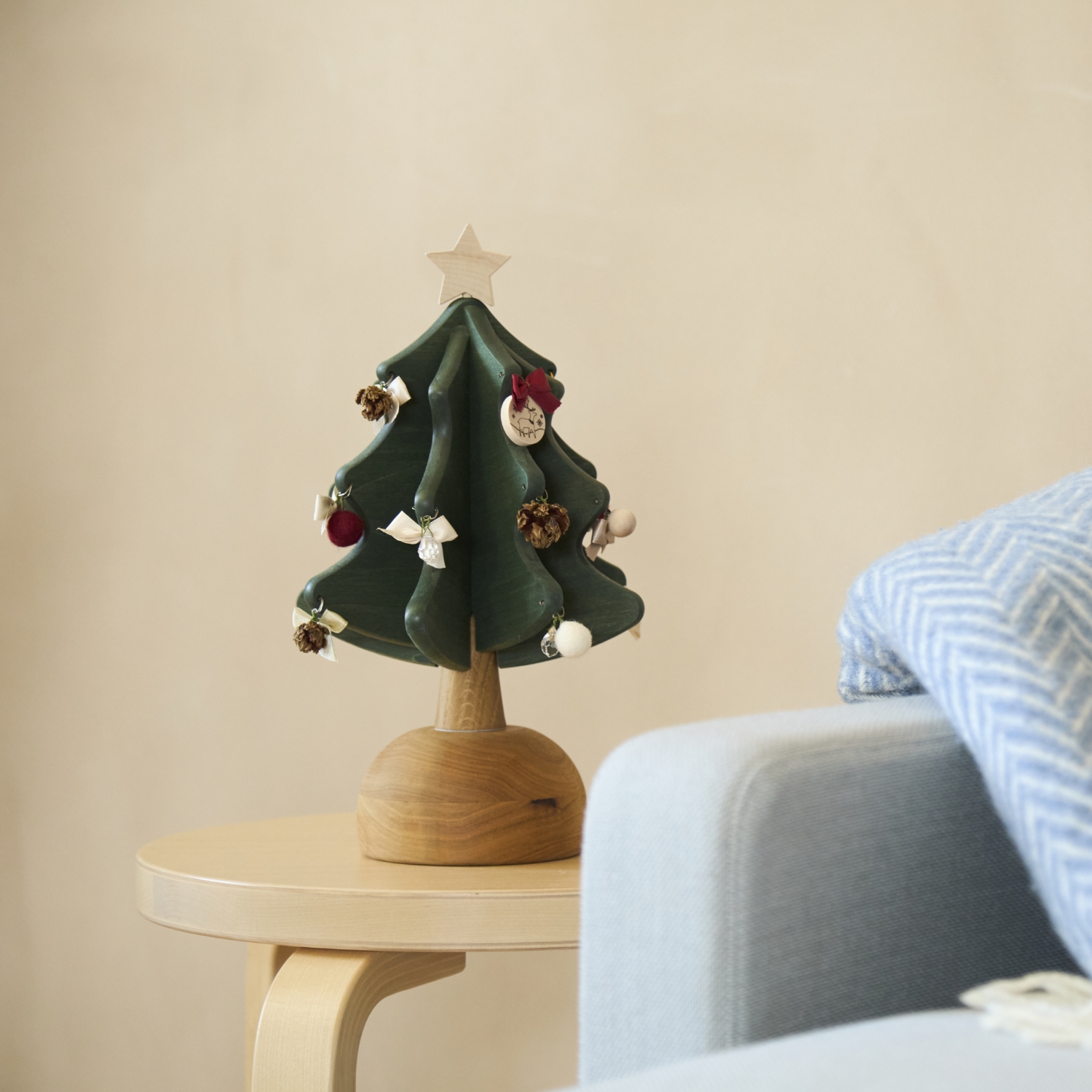 ビンテージ西ドイツETMER-DESIGN製手描クリスマスデザイン木製