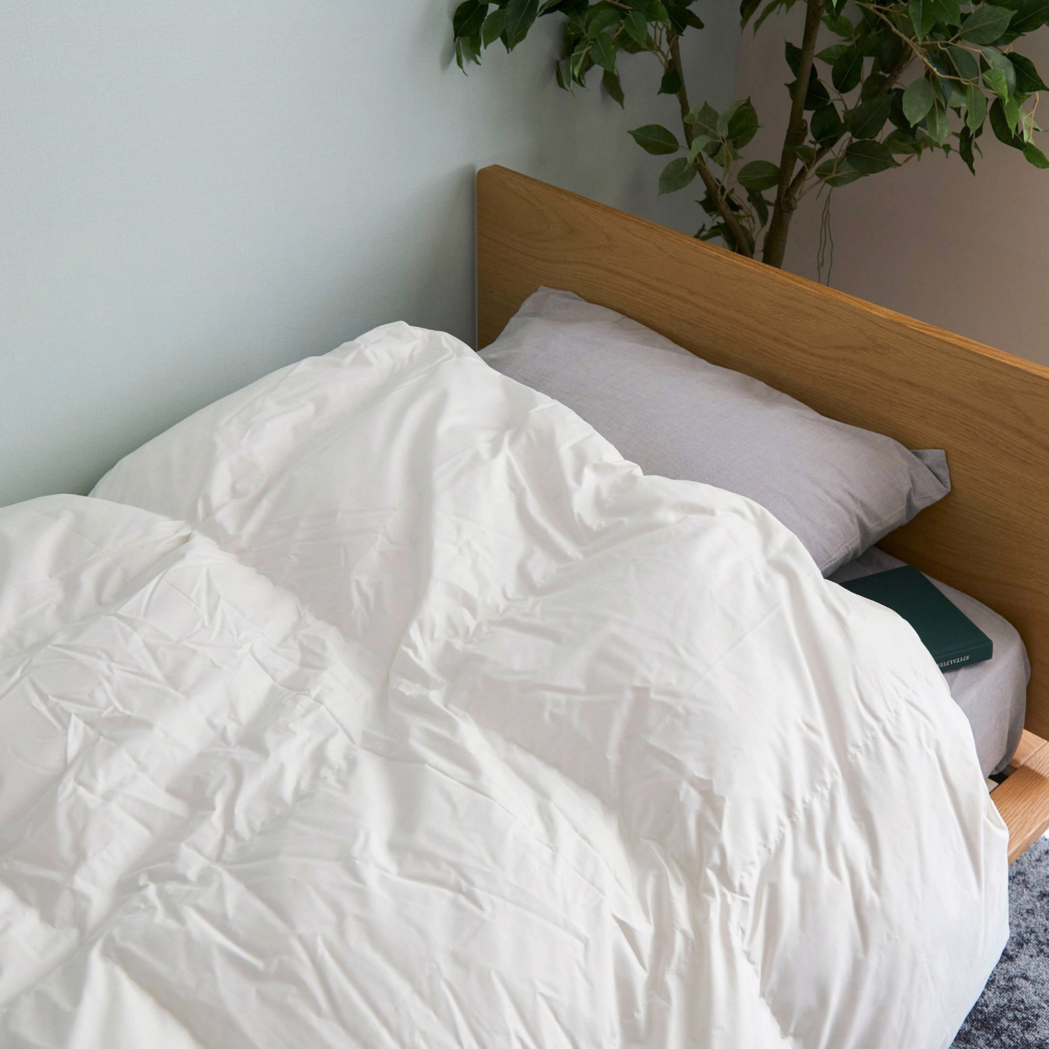 羽毛合掛け布団 ダブル -単品でも2枚合わせでも使えるから、年中活躍し