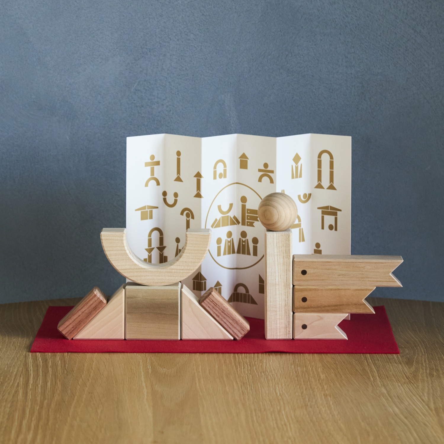 OAK VILLAGE/節句のつみき -雛飾りや兜飾りに見立てられるピースが揃っ