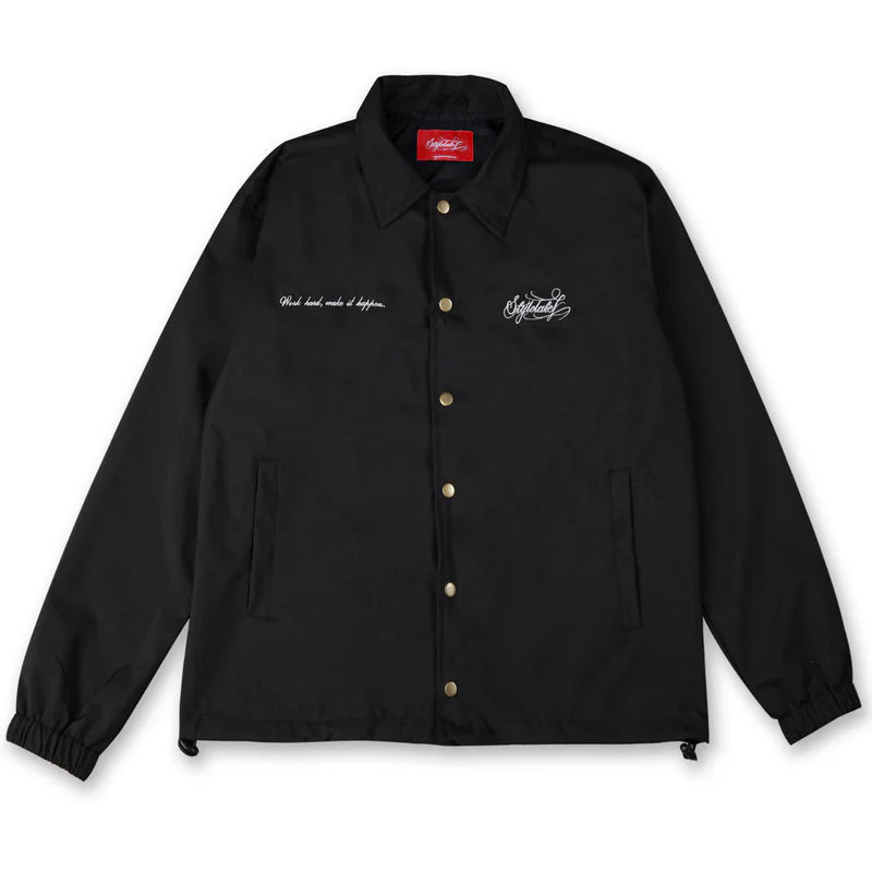 Coach Jacket (Black) – STYL-O LABEL