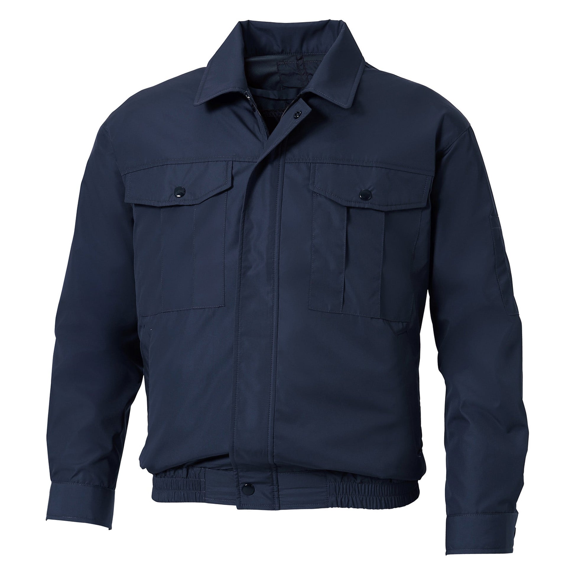 長袖ワークブルゾン】 ヘルメットの中にも風を送れる売れ筋ウェア