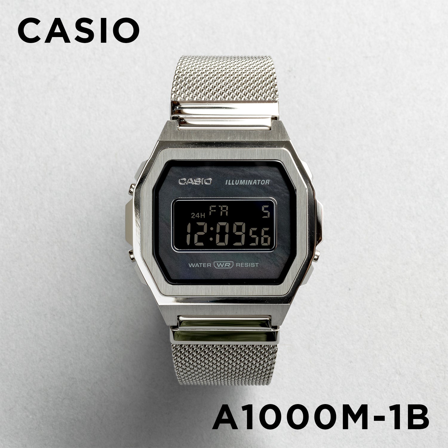 CASIO カシオ A1000M-1B メンズ 腕時計 日常生活用防水 10年保証