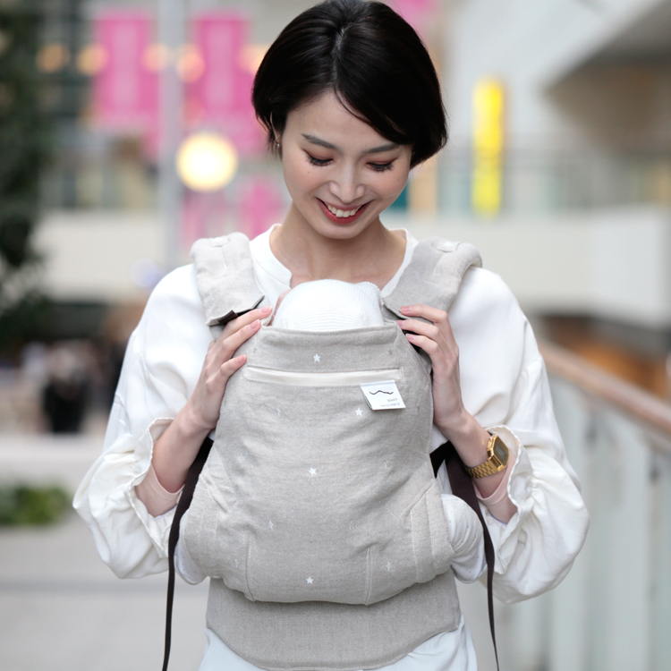 しなやか丈夫なリネン麻の抱っこ紐|[sun&beachベビーキャリア]