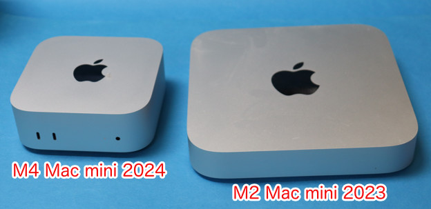 M4 Mac mini 2024 MU9D3J/A レビュー。一番安い 16GBメモリ、SSD 256GB
