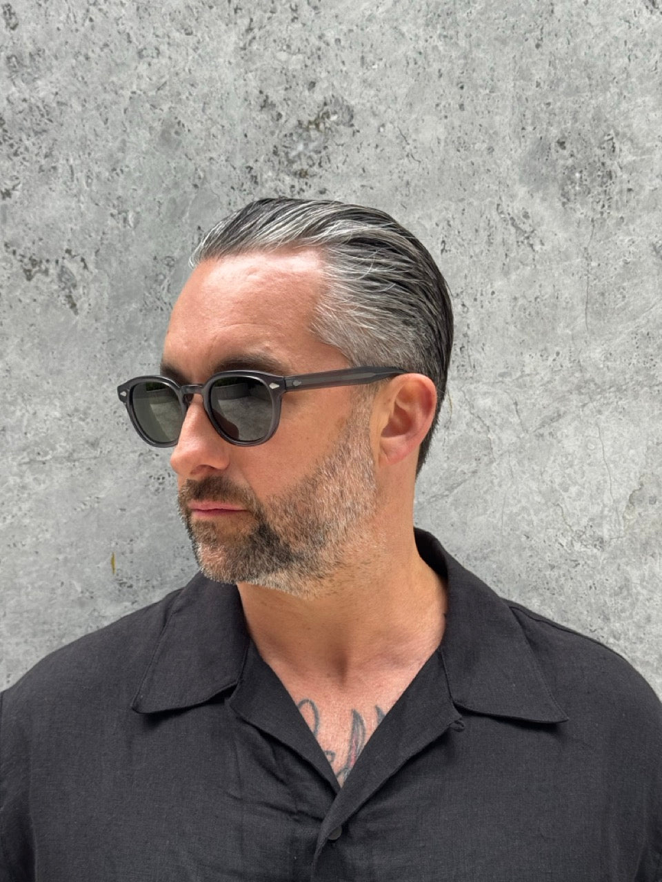 Moscot Lemtosh Dark Grey 49 sunglasses - Sunglass Bar