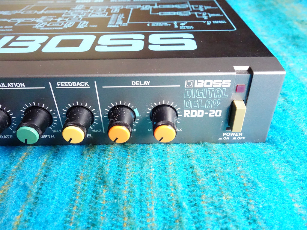 Boss RDD-20 Digital Delay - 80's Vintage Boss Micro Rack Series