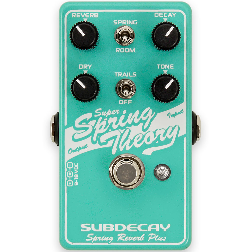 Super Spring Theory - Reverb Aqua - Guitar Effects - Subdecay