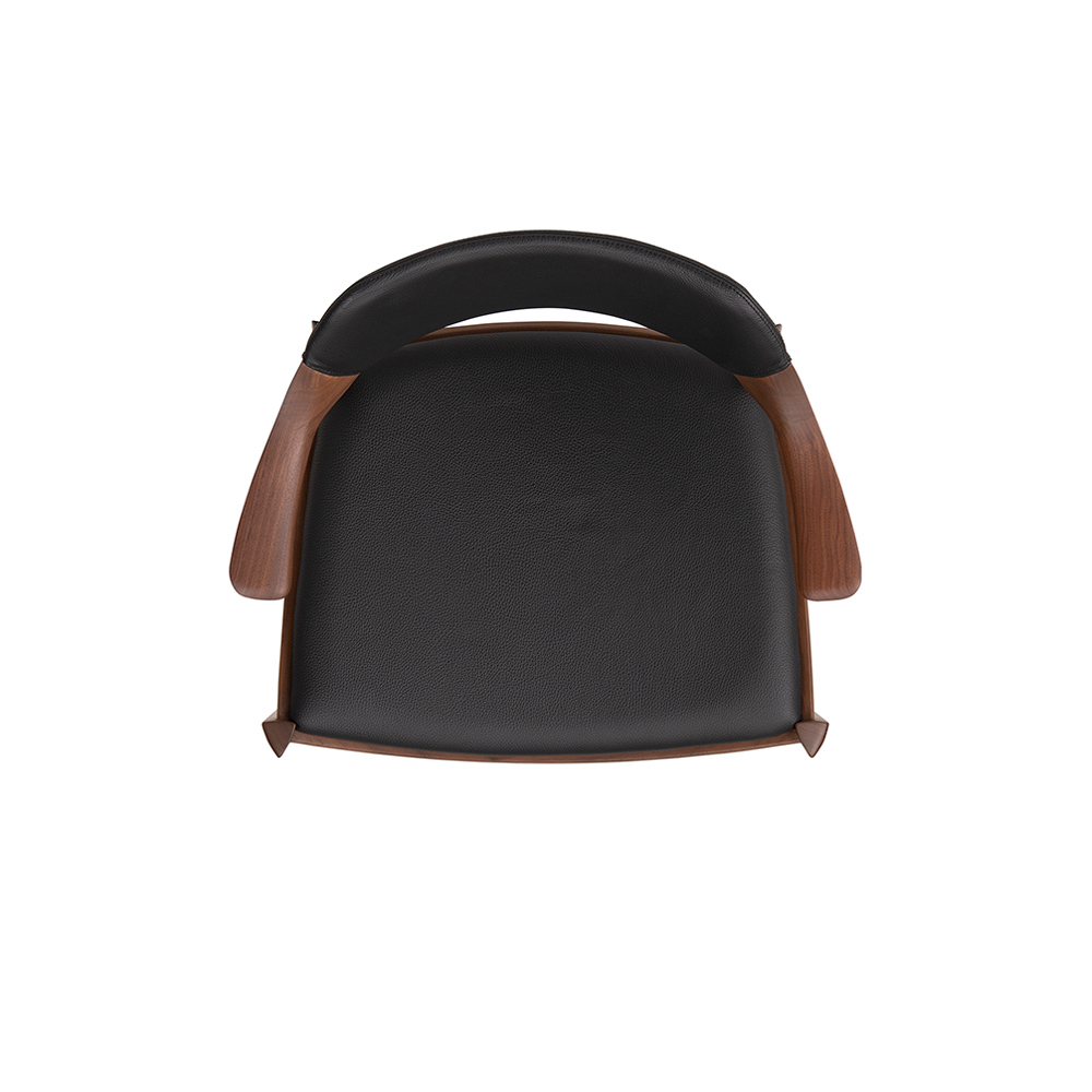 CondeHouse WING LUX LD サイドチェアー(背張) H ウォルナットCW