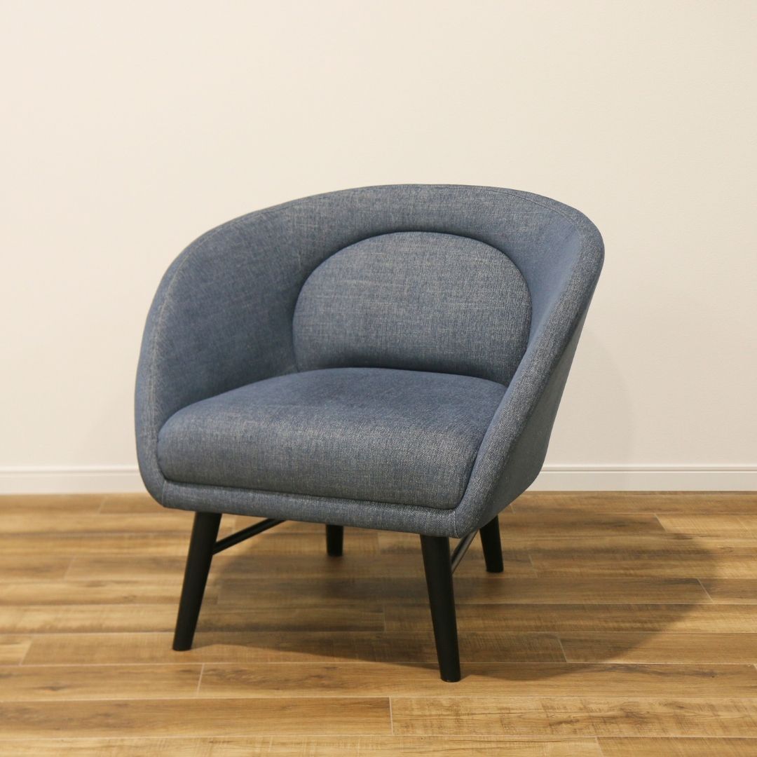 moda en casa moda en casa POD chair ブルー 1Pソファ OHW / 中古