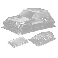 1/10ラリーカーボディ(5ターボ/190mm幅) [AV0113#] - スーパーラジコン