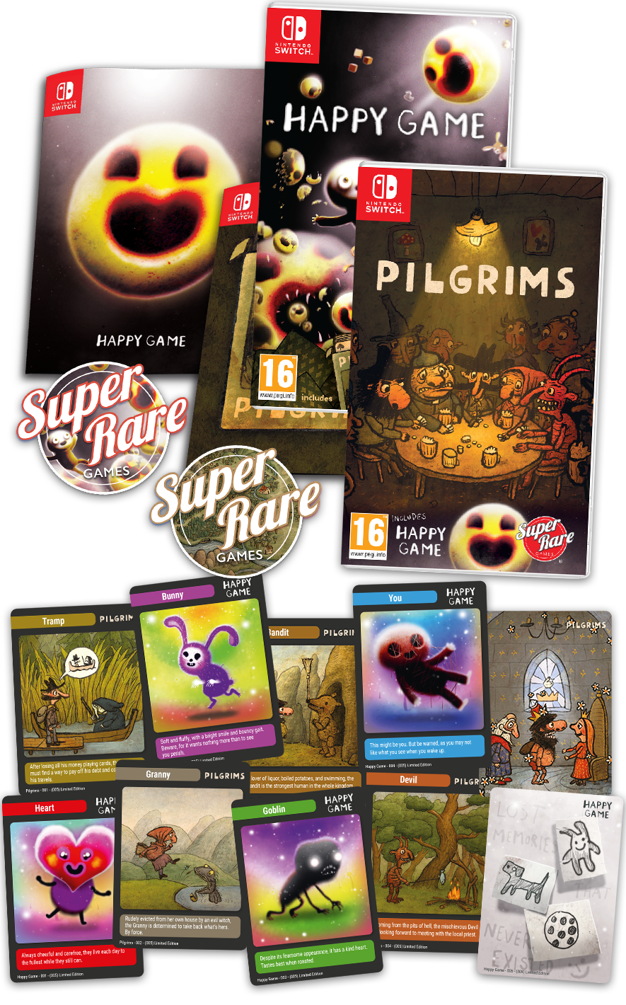 SRG#93: Happy Game/Pilgrims (Switch) – Super Rare