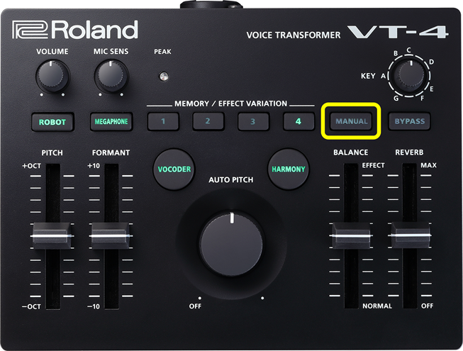 VT-4: Factory Reset – Roland Corporation