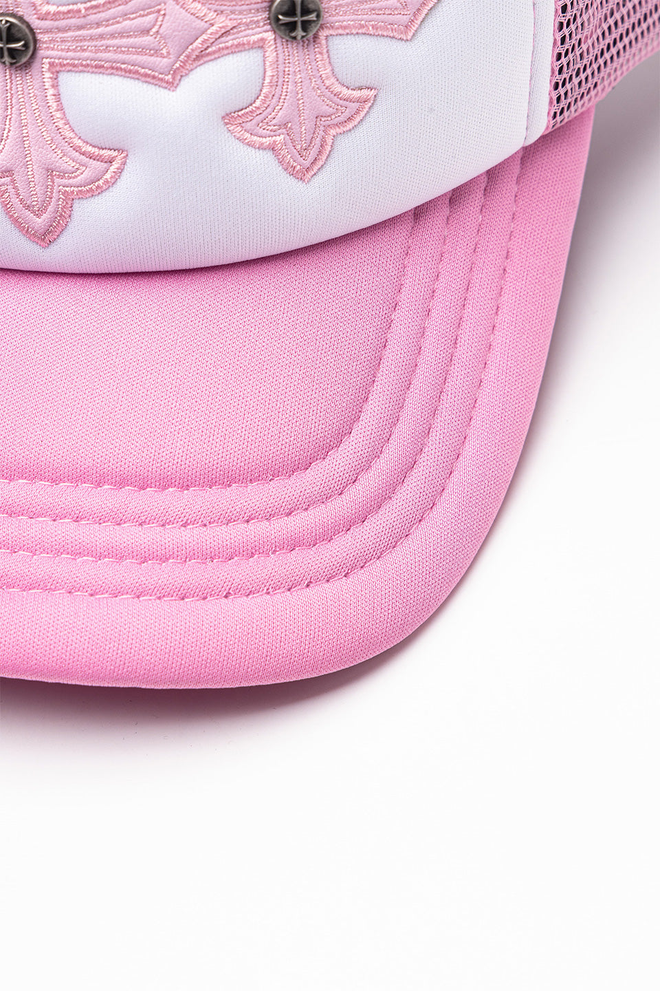 Cross Leather Patch Mesh Cap｜SUPPLIER｜キャップ