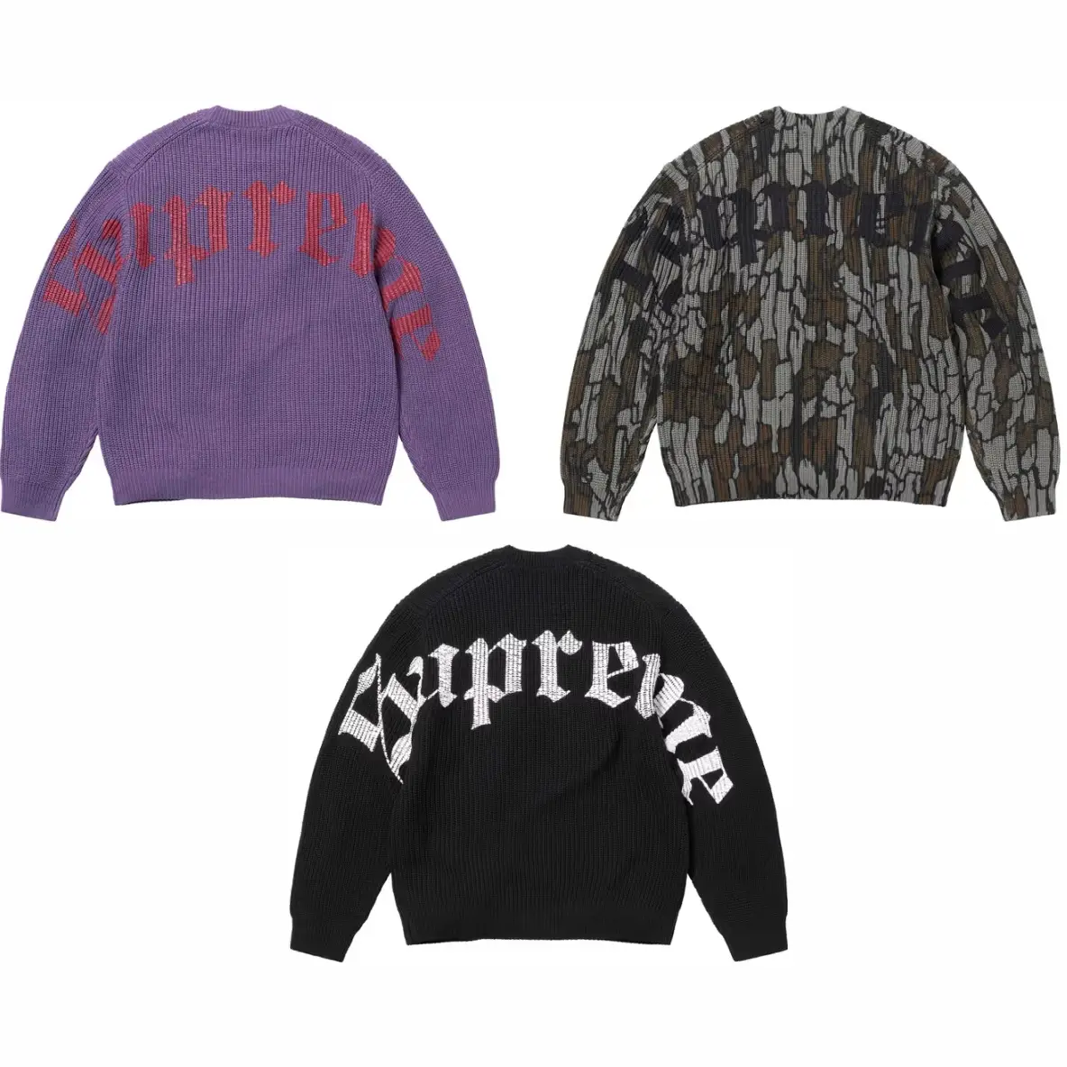 Old English Printed Sweater | Supreme 25ss