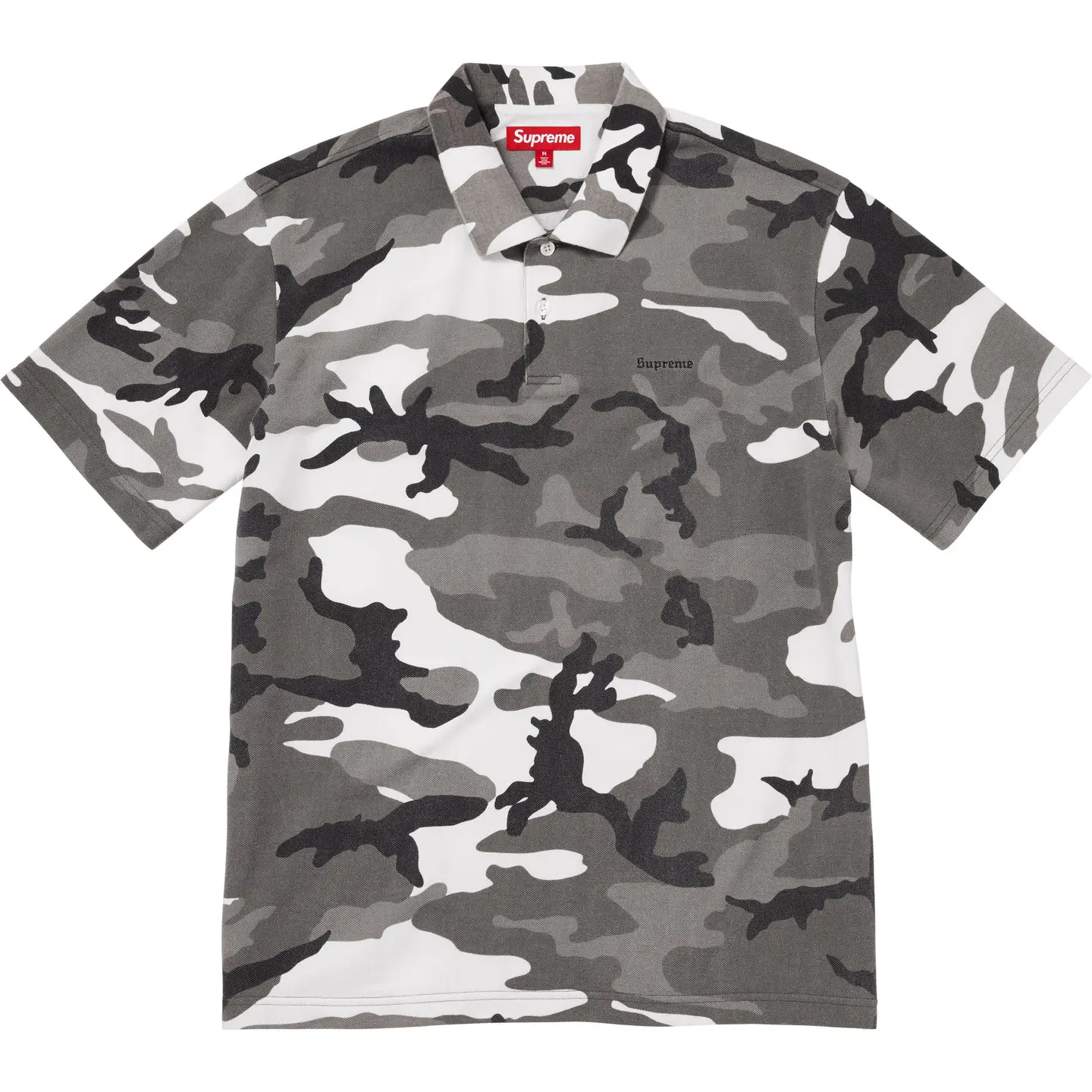 Washed Camo Polo | Supreme 25ss