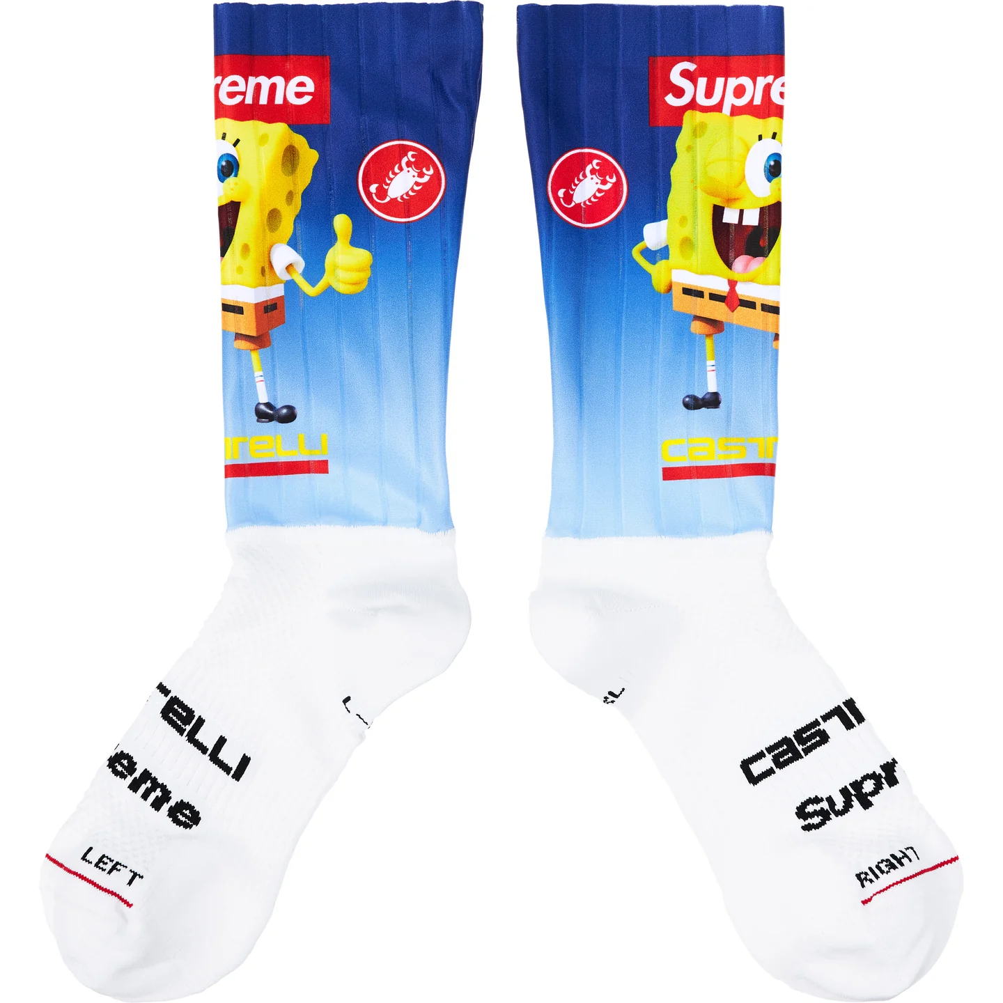 Supreme®/SpongeBob SquarePants Castelli® Cycling Sock (1 Pack