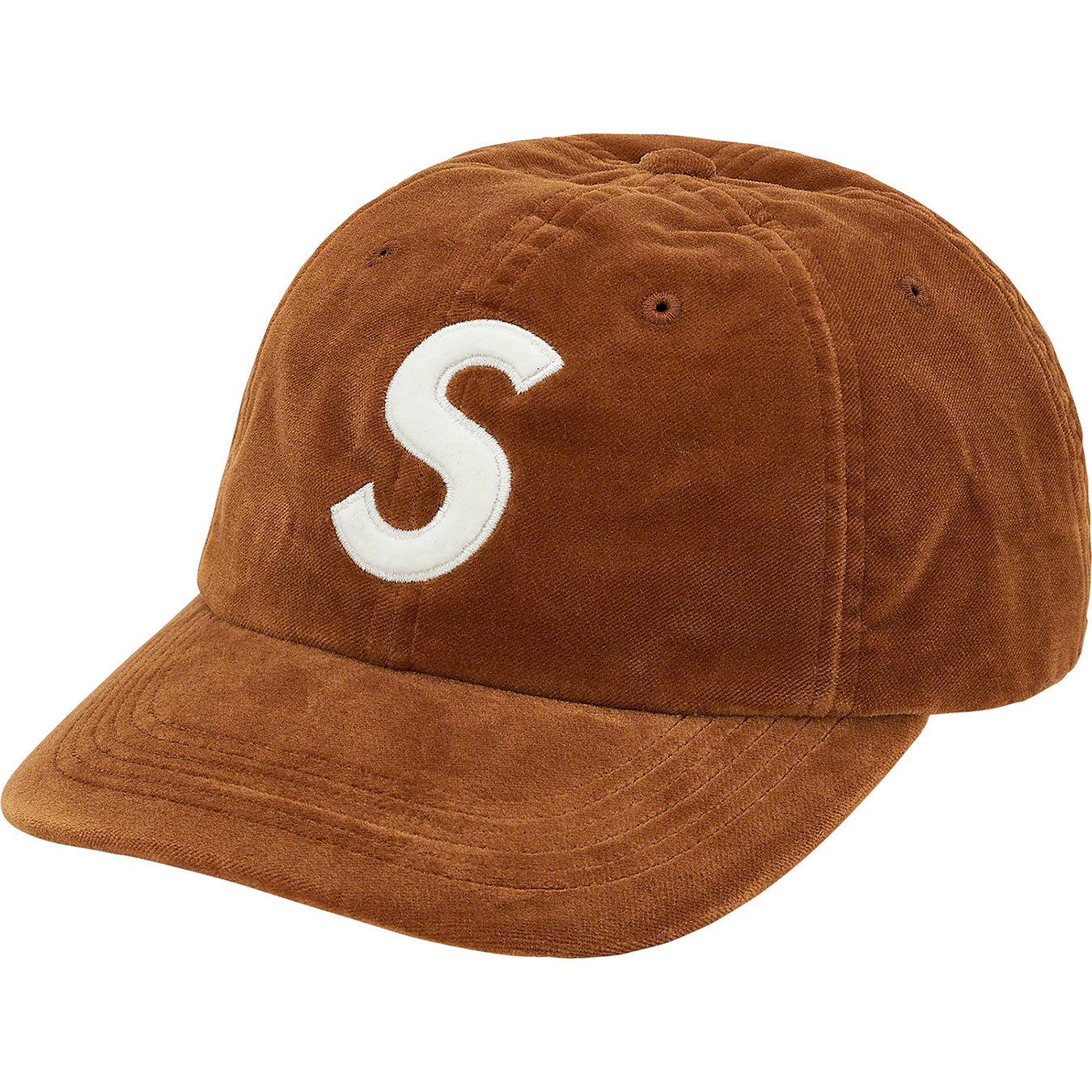 Velvet S Logo 6-Panel | Supreme 20fw