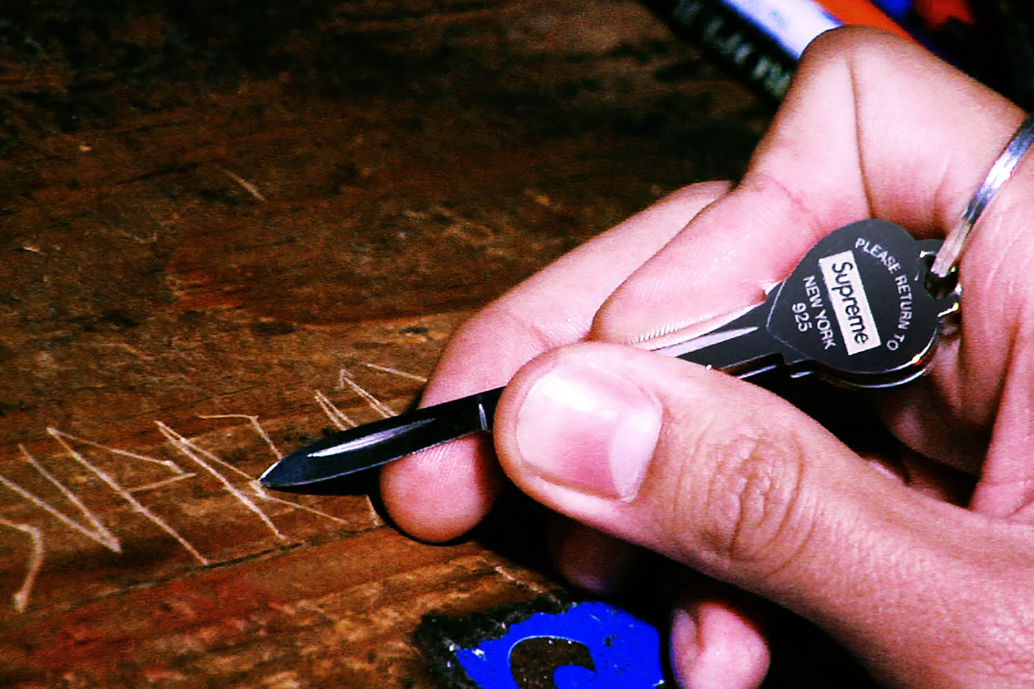 Supreme®/Tiffany & Co. Return to Tiffany Heart Knife Key Ring