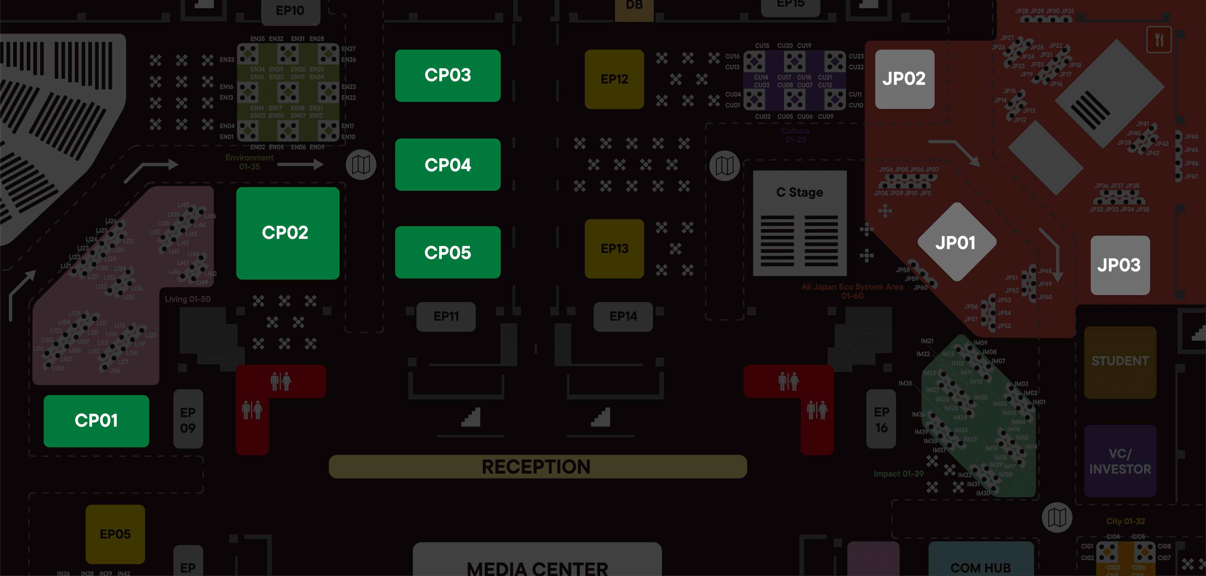 Floor Map | SusHi Tech Tokyo 2024 Global Startup Program