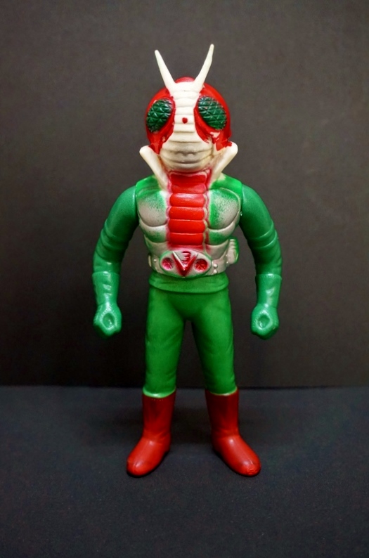 ポピー 仮面ライダーV3 ミニソフビ 高さ14cm 石森プロ 東映 OM384