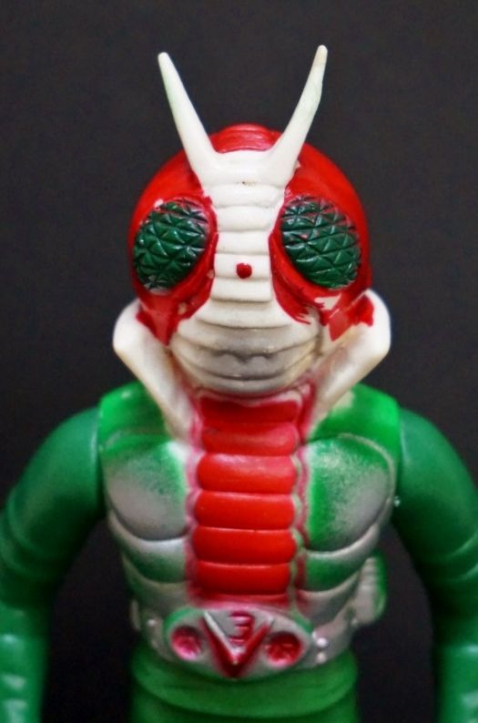 ⚠️レア ポピー 旧バンダイ 仮面ライダーV3 ミニミニソフビ ピッケル