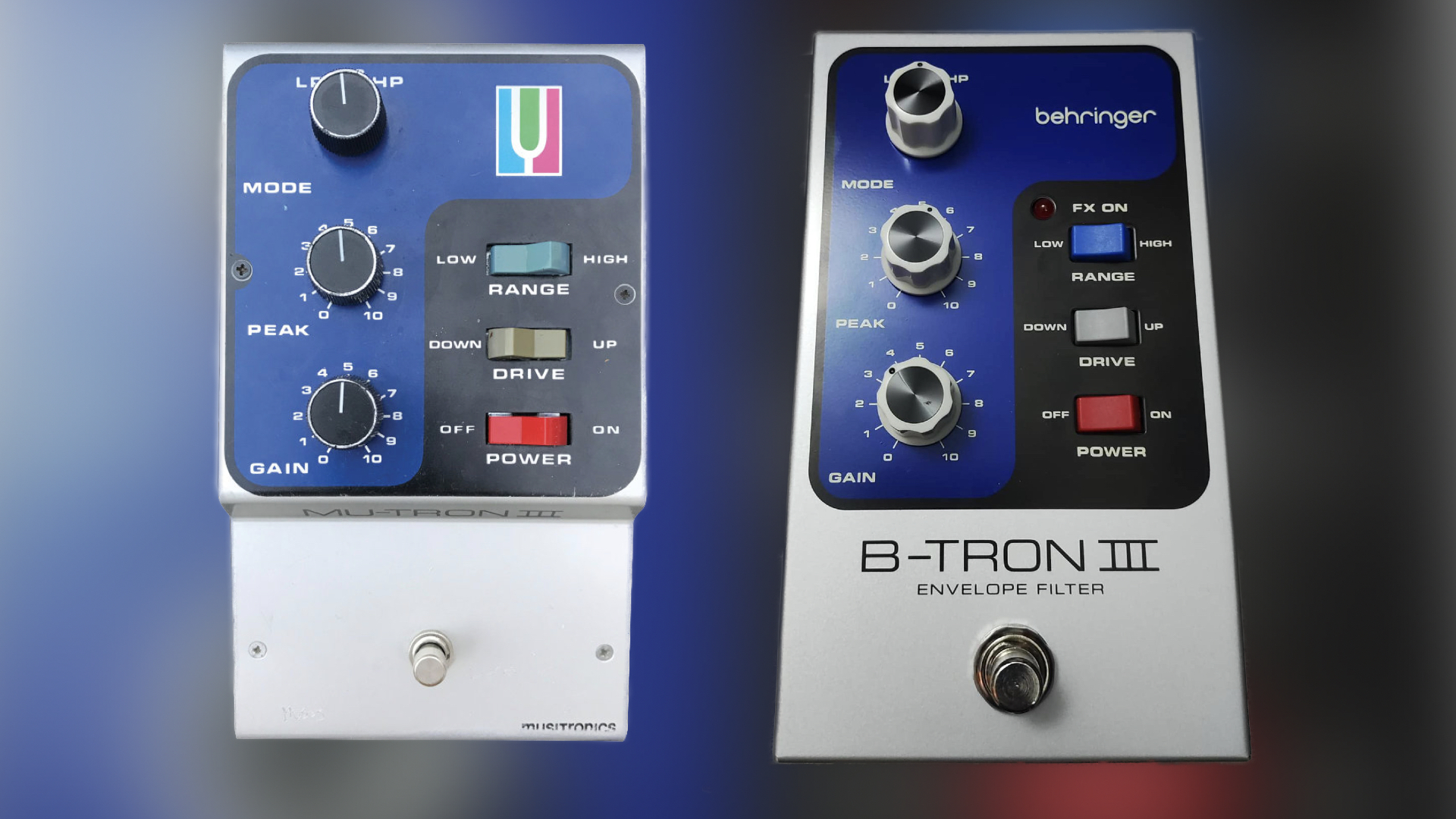 Behringer B-Tron III, a clone of the vintage Mu-Tron III envelope