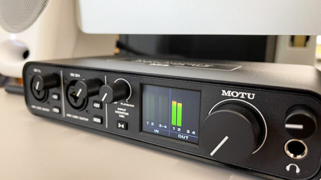音質とコスパでおすすめなオーディオインターフェイス、MOTU M4