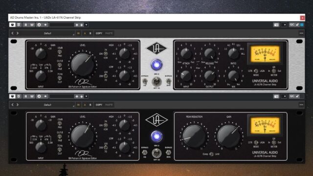 レジェンドマイクプリとコンプレッサーがひとつになったチャンネル